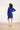 24629 Cobalt Gebreid Jurk Met Kabeltructuur | Cobalt