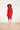24629 Gebreid Jurk Met Vlechtstructuur | Red