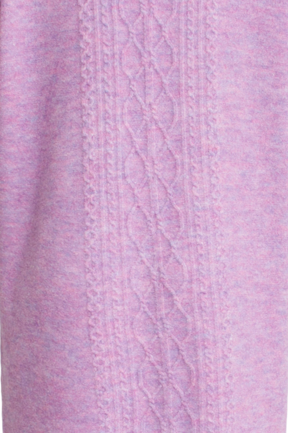 24630 Paarse Oversized Open Cardigan Met Vlechtstructuur | Lilac