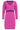 alt
24632 Lila Bicolor-Strickkleid mit V-Ausschnitt | Cerise - Purple