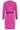 24632 Paarse Bicolor Gebreide Jurk Met V-Hals | Cerise - Purple