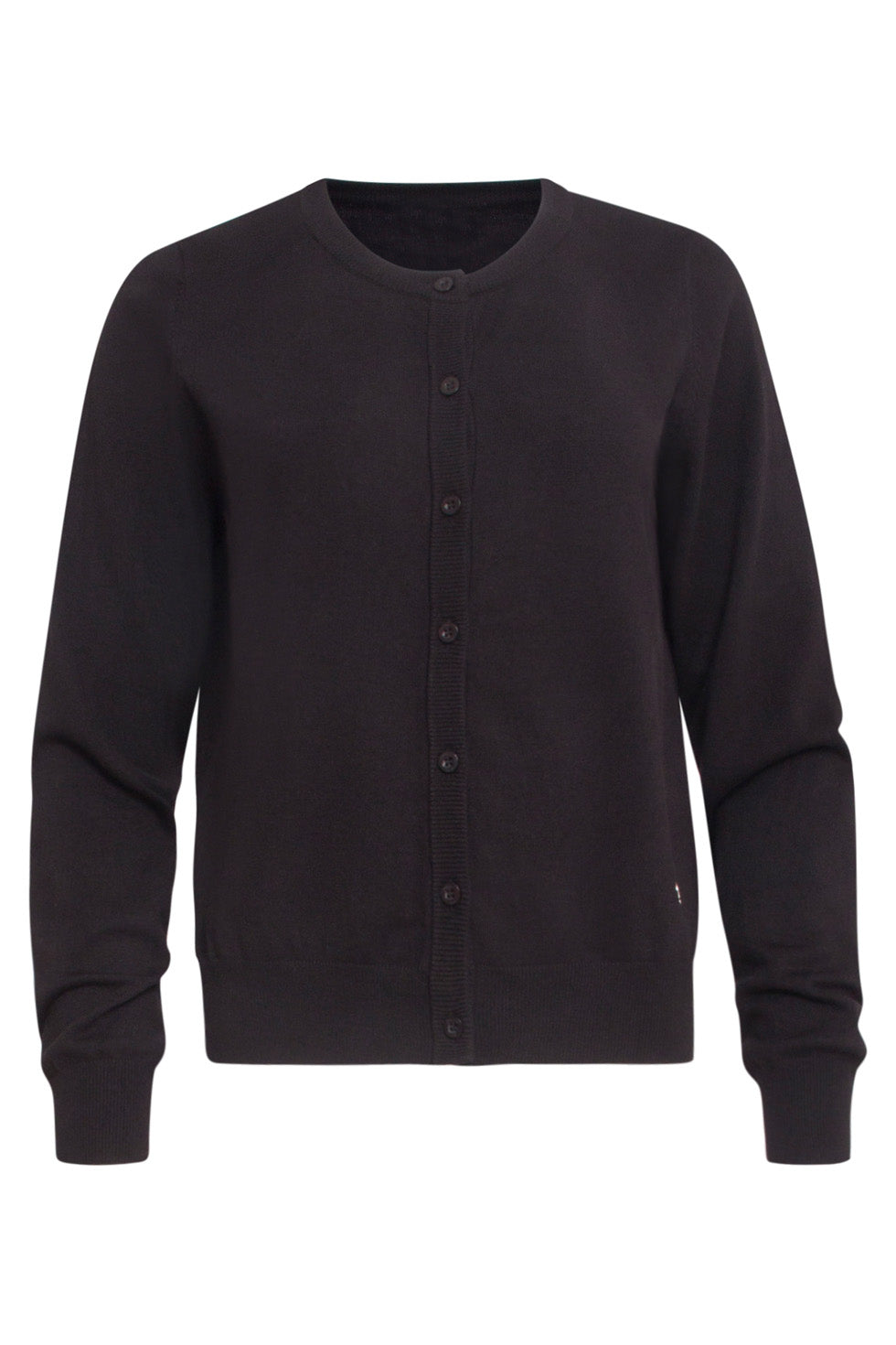 24633 e Gebreid Vest | Black