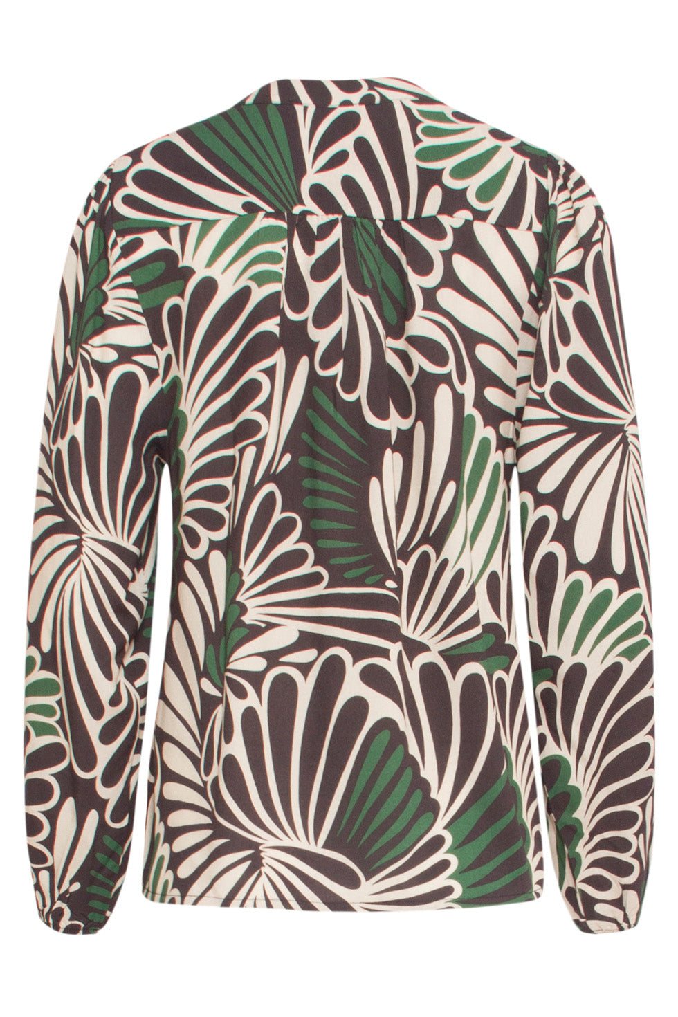 24649 E Grafische Print Top | Blackwhite