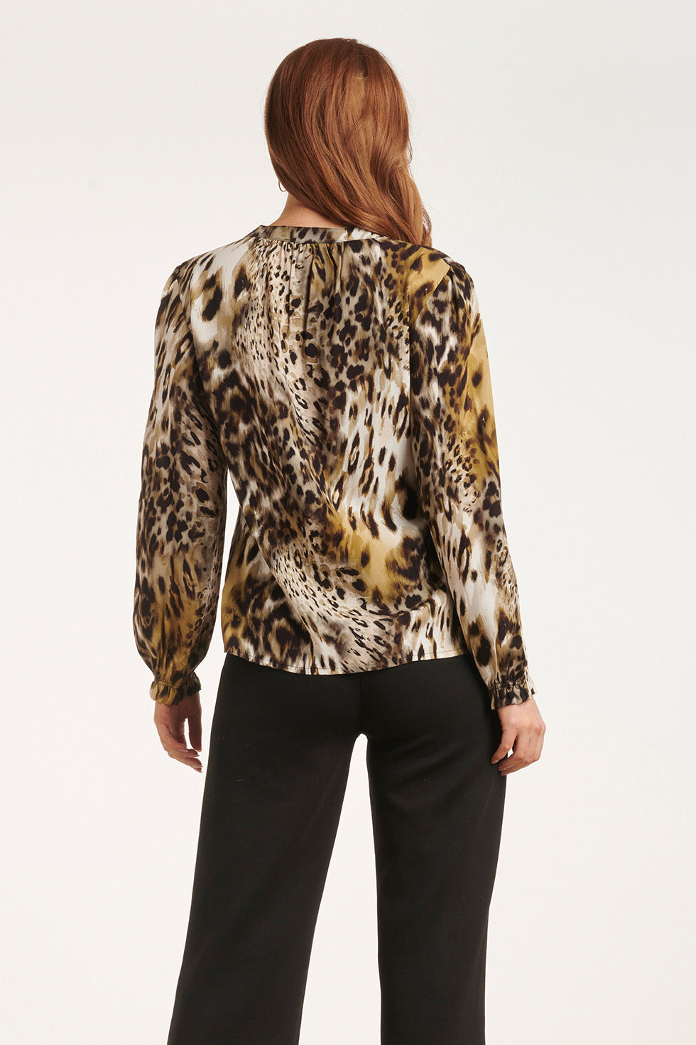 24655 Dierlijke Print Toptinten | Blackwhite