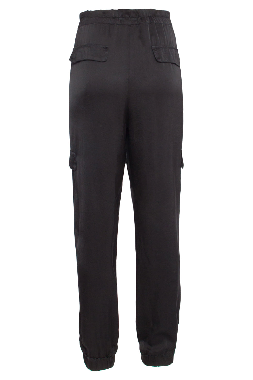 24680 E Satijnen Cargo Broek | Black