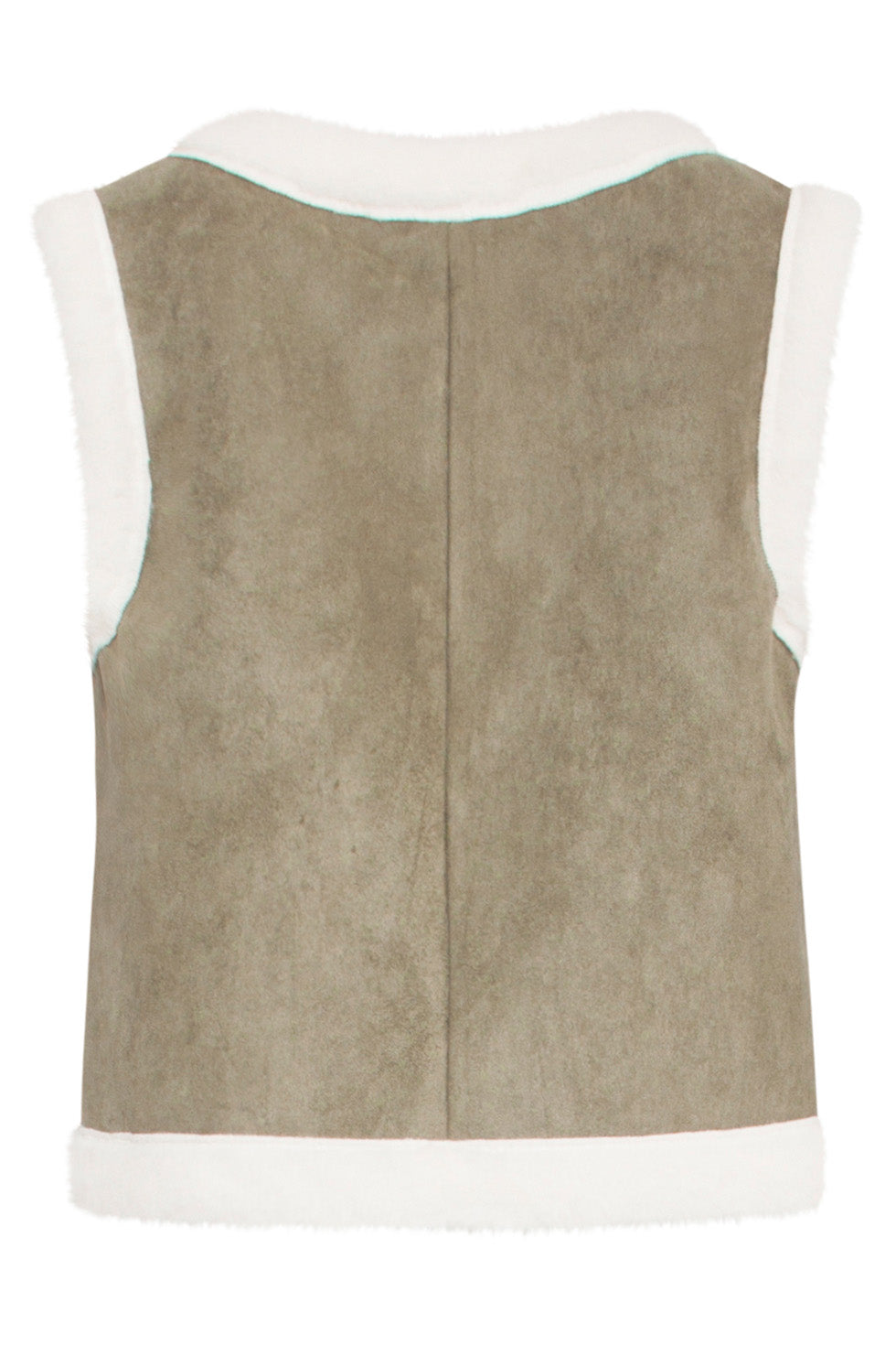 24707 Leger Suedine Gilet | Army Green