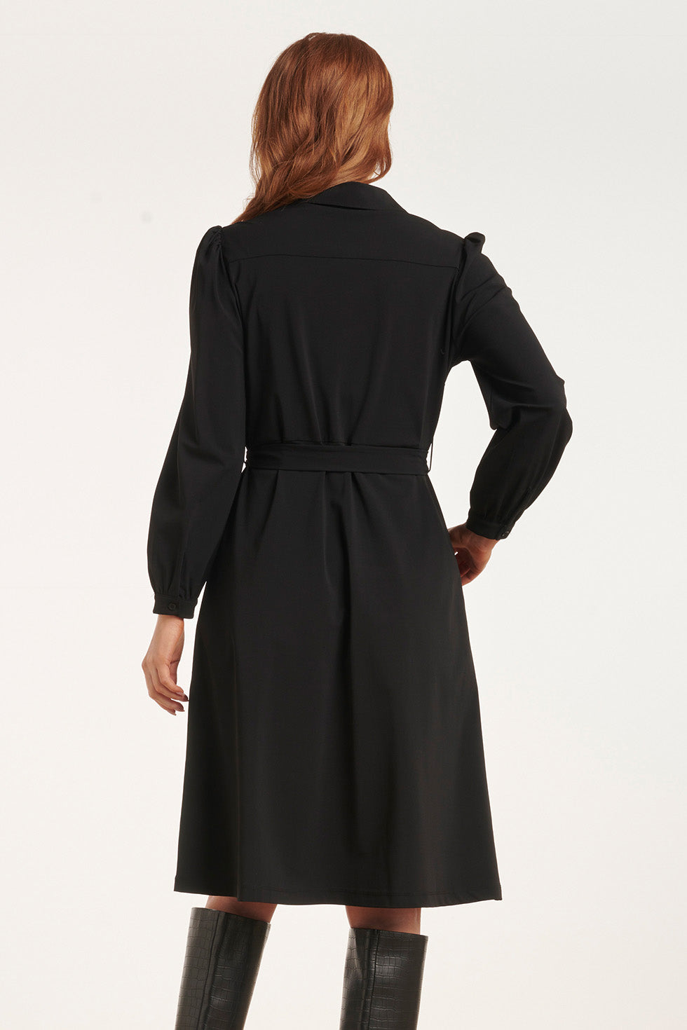 24714 E Travel Kwaliteit Jurk | Black