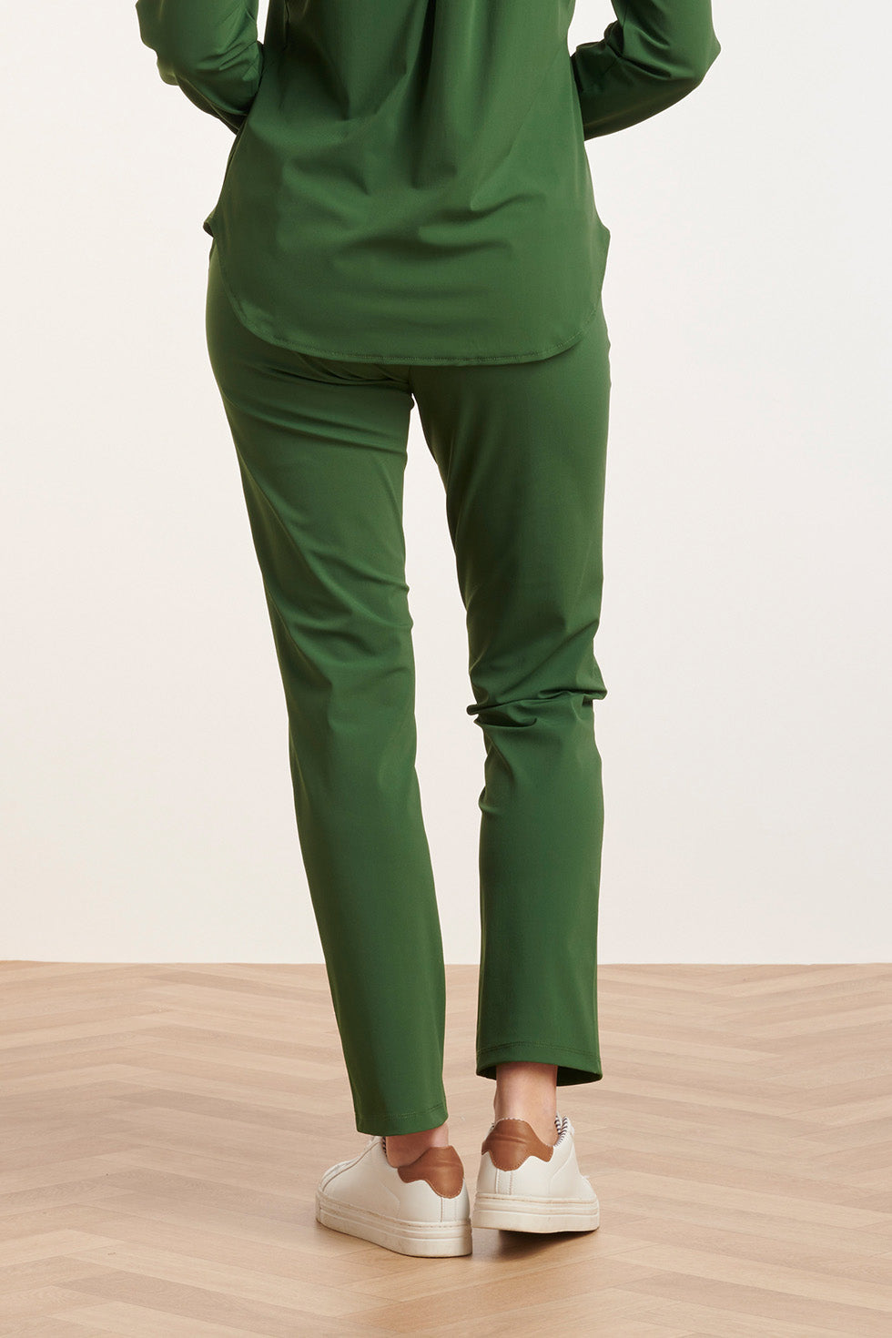 24727 Slim Fit Army Green Travel Kwaliteit Broek | Army