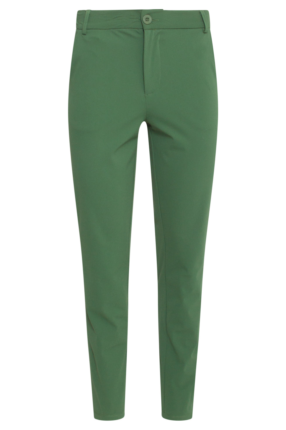 24727 Slim Fit Army Green Travel Kwaliteit Broek | Army Green