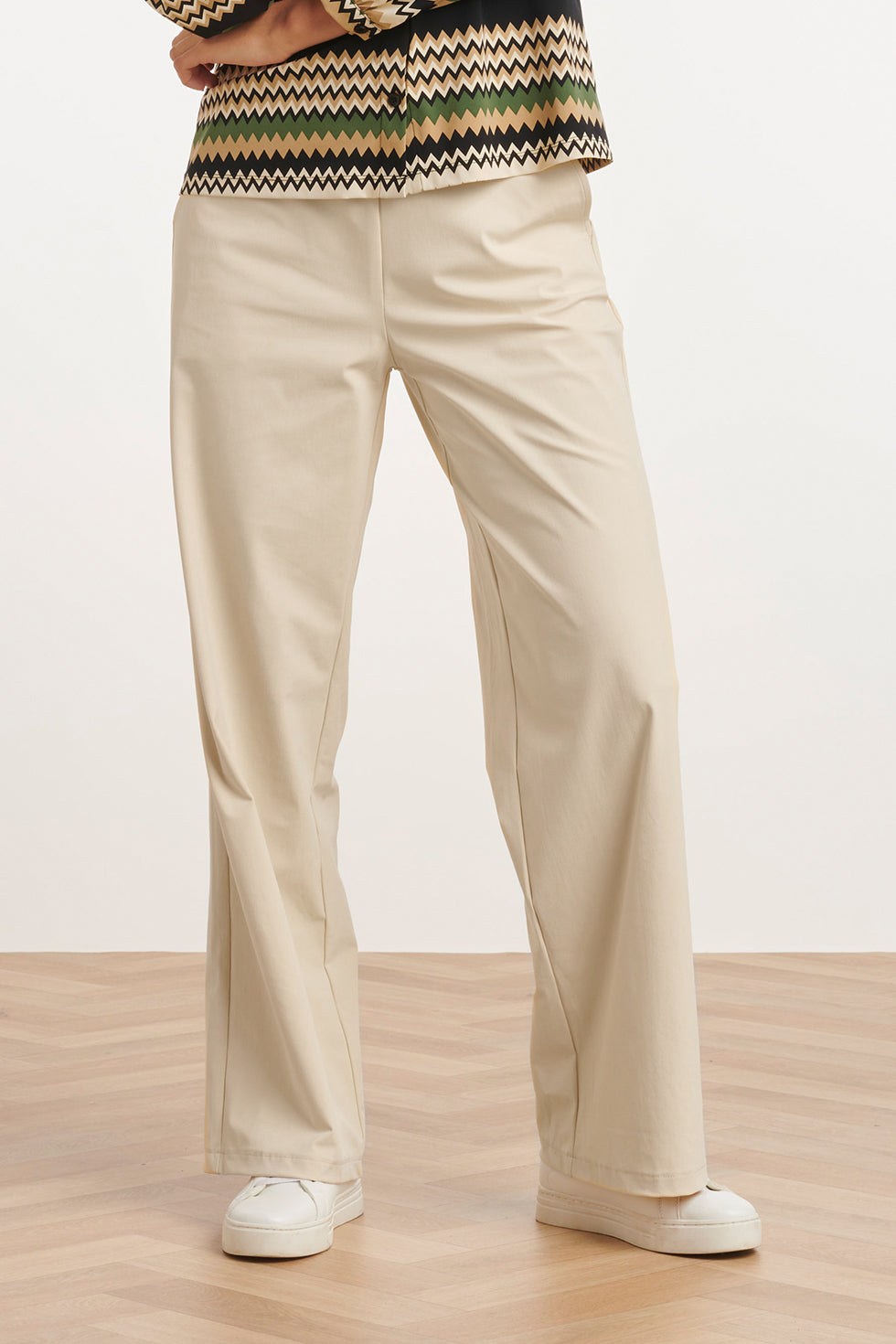 24730 Stijlvolle Travel Kwaliteit Broek | Off White