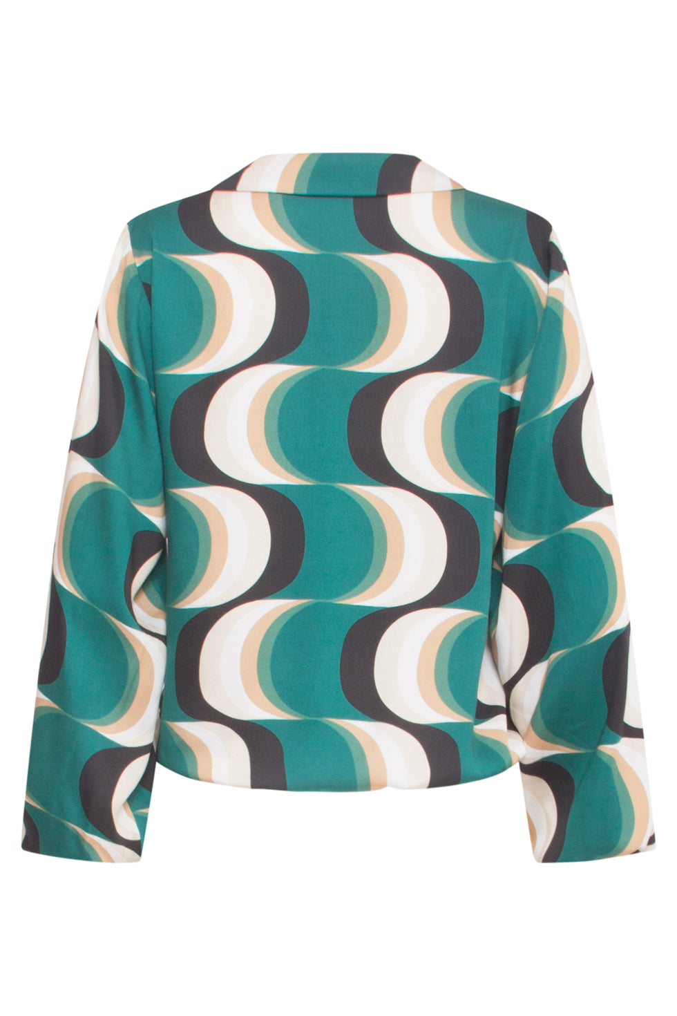 24756 Retro Graphic Top | Bottle - Muticolour
