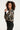 24777 e Oversized Trui Met Grafische Bloemenprint | Black - Sand