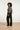 24777 e Oversized Trui Met Grafische Bloemenprint | Black - Sand