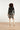 24779 e Gebreide Jurk Met Grafische Bloemenprint | Black - Sand