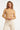24788 Donker Gebreide Rib Turtle Neck Top | Dark Sand - Gold