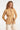 24789 Donker Gebreide Mouwloze Cardigan | Dark Sand - Gold