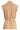 24789 Donker Gebreide Mouwloze Cardigan | Dark Sand - Gold
