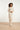 24796 Lange Gebreide Jurk Met Grafisch Detail | Off White