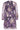 24802 Paarse Paisley Jurk Met en Jacquard | Black - Purple