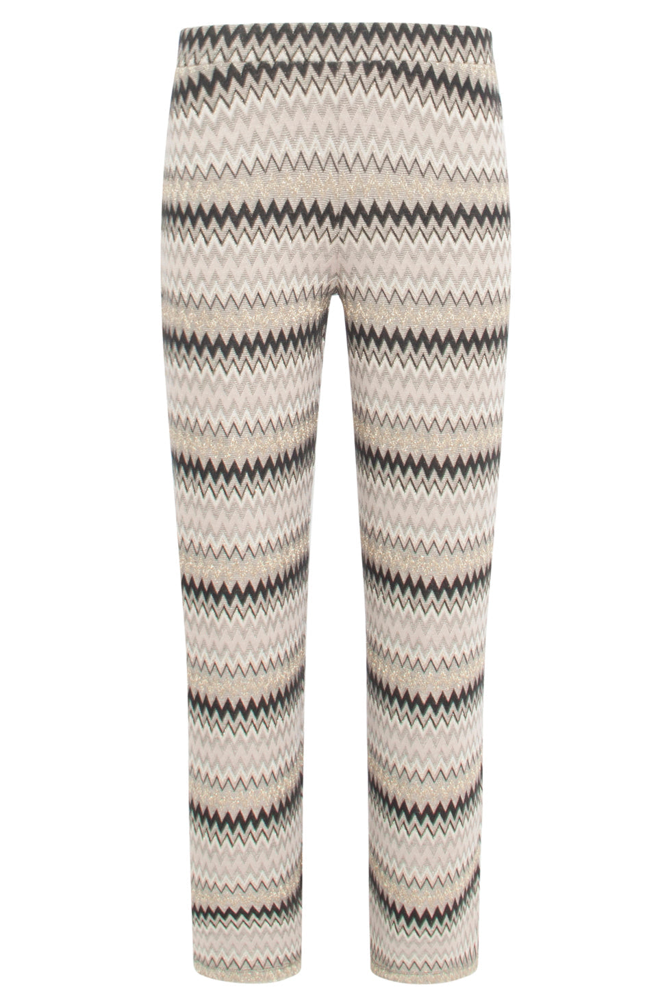 24811 Zigzag Broek | Blackwhite