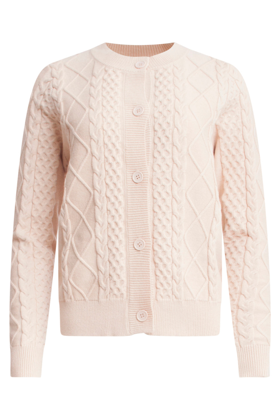 24916 E Gebreide Cardigan | Sand