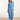 25004 Wijde Broek Met Te Abstracte Print | Cobalt - White