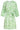25005 Crinkle Jurk Met Lichtte Abstracte Print | Light Green - White