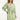 25005 Crinkle Jurk Met Lichtte Abstracte Print | Light Green - White