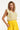 25012 Chiffon Top Met Frilly Mouwencitroenprint | White - Muticolour