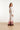 25018 Wide Leg Broekvintage Mauve Ombre | Off White - Old Pink