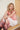 25018 Wide Leg Broekvintage Mauve Ombre | Off White - Old Pink