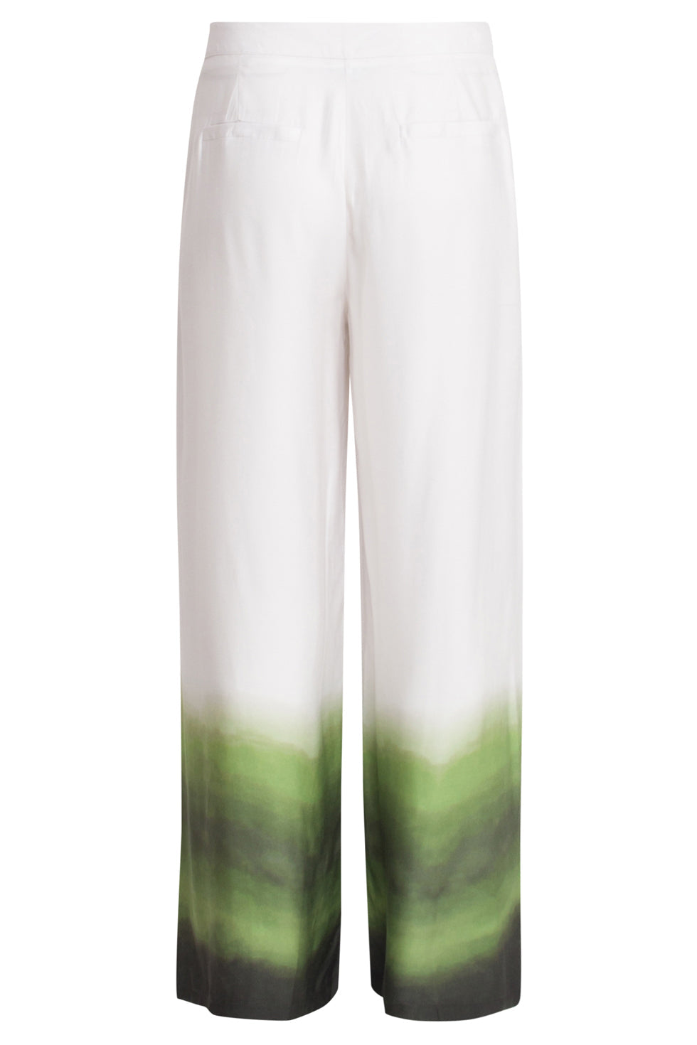 25019 Wide Leg Broekhelder Mauve Donker | Off White-Light Green