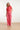25040 Stretchy Rondhals Top Met Schelpprint | Red - Pink