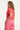 25040 Stretchy Rondhals Top Met Schelpprint | Red - Pink