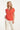 25055 Top Met V-Halspalmprint | Red - Muticolour