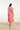 25072 Midi Jurk Met Grafische Print | Pink - White