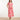25072 Midi Jurk Met Grafische Print | Pink - White
