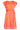 25075 Orange Aztec Print Chiffon Frilly Jurk | Orange - Pink