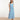 25084 Maxi Jurk Met Kobalt Polka Dot Print | White - Cobalt