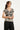 25088 -Te Satijnen Top Met Ornamentenprint | Off White - Black
