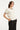 25096 Gebreid Top Met E Contrastafwerking | Off White - Black