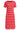 25098 Multicoloured Zigzag Knitted Jurk | Red - Muticolour