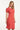 25098 Multicoloured Zigzag Knitted Jurk | Red - Muticolour