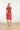 25098 Multicoloured Zigzag Knitted Jurk | Red - Muticolour