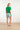 25104 Fel Gebreid Kort Vest | Green