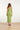 25106 Licht Gebreide Strappy Midi-Jurk | Light Green