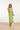 25106 Licht Gebreide Strappy Midi-Jurk | Light Green