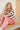 25109 Gebreide Trui Met , Colourblock | Old Pink - Muticolour