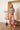 25109 Gebreide Trui Met , Colourblock | Old Pink - Muticolour