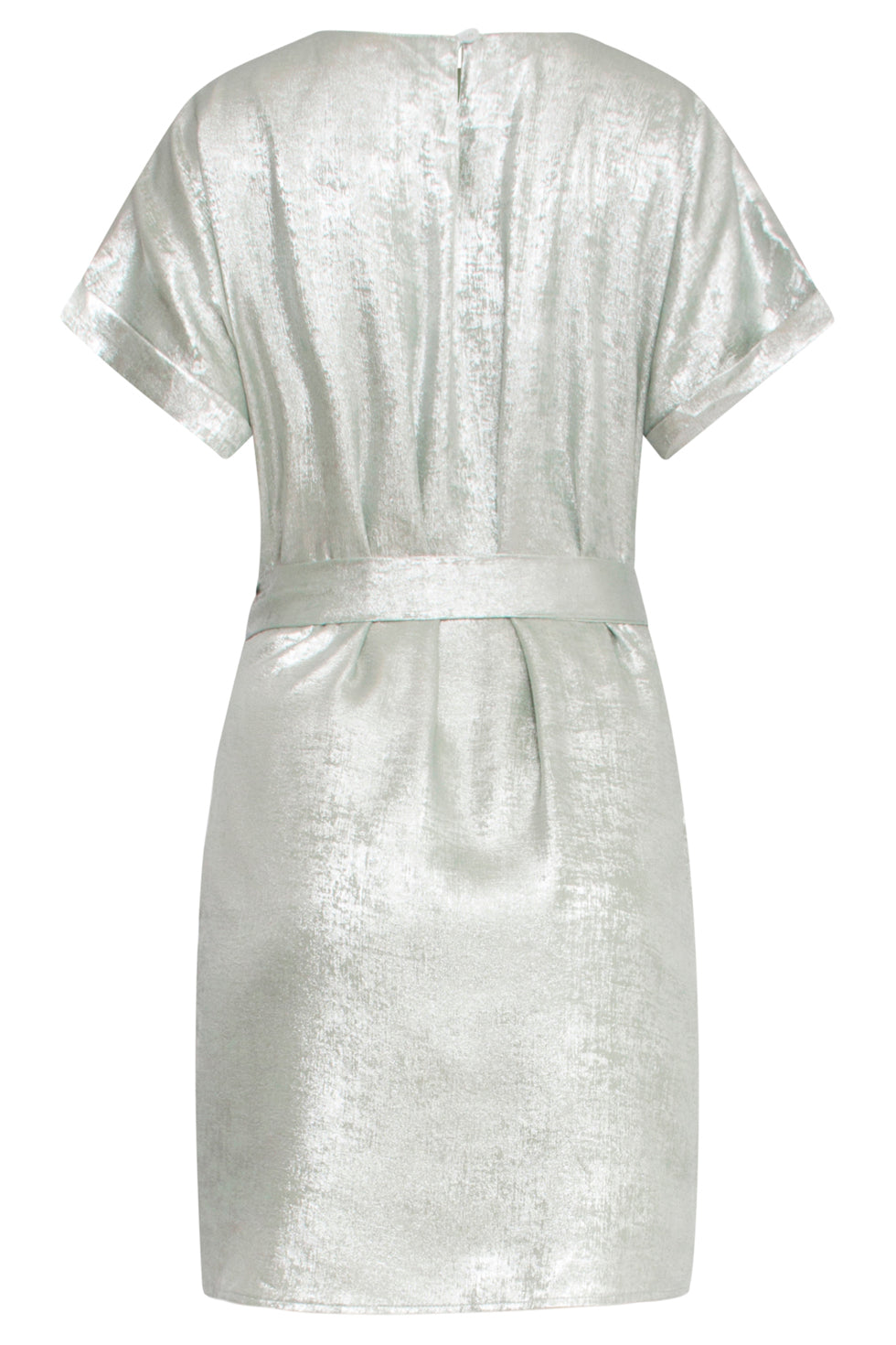 25111 Licht Metallic Zomerjurk | Soft Green